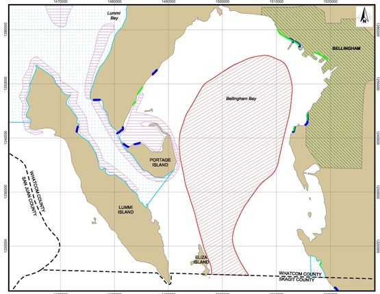 Wdfw Forage Fish Map Whatcom County Mrc